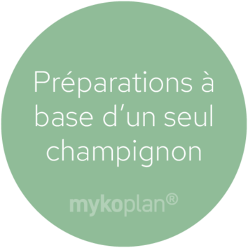 Préparations à base d'un seul champignon